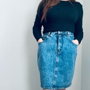 VTG 80’s Stefano Denim Skirt